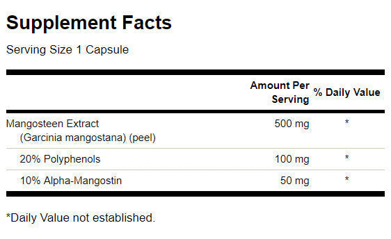 Standardizirani mangostin 500 mg - 90 kapsula