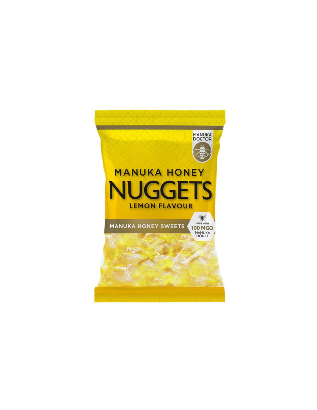 Manuka medeni nuggets s okusom limuna napravljen od 100 MGO manuka meda, 120 g