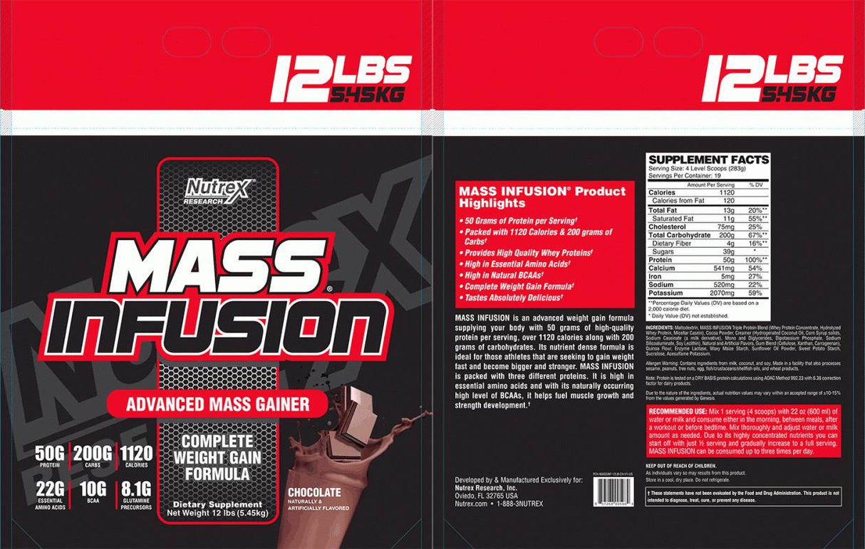 Mass Infusion Gainer - 5450 grama