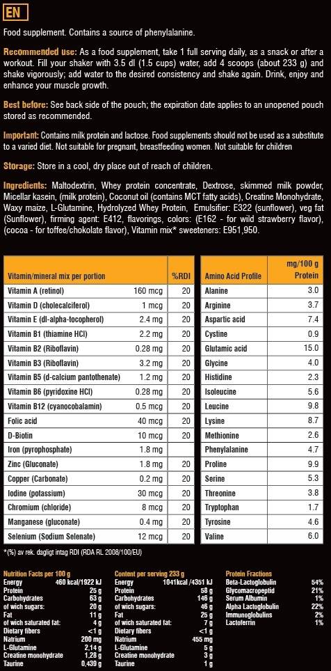 Massive Mass Gainer - 3500 grama
