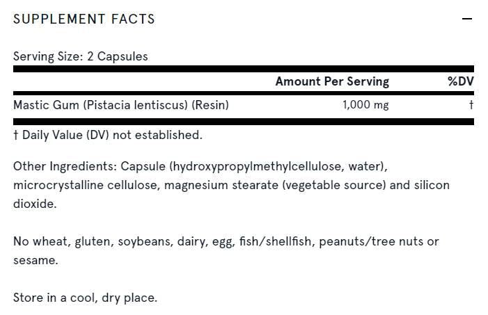 Mastic Guma 500 mg - 120 kapsula