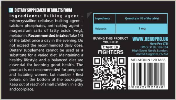 Melatonin 5 mg 120 tableta