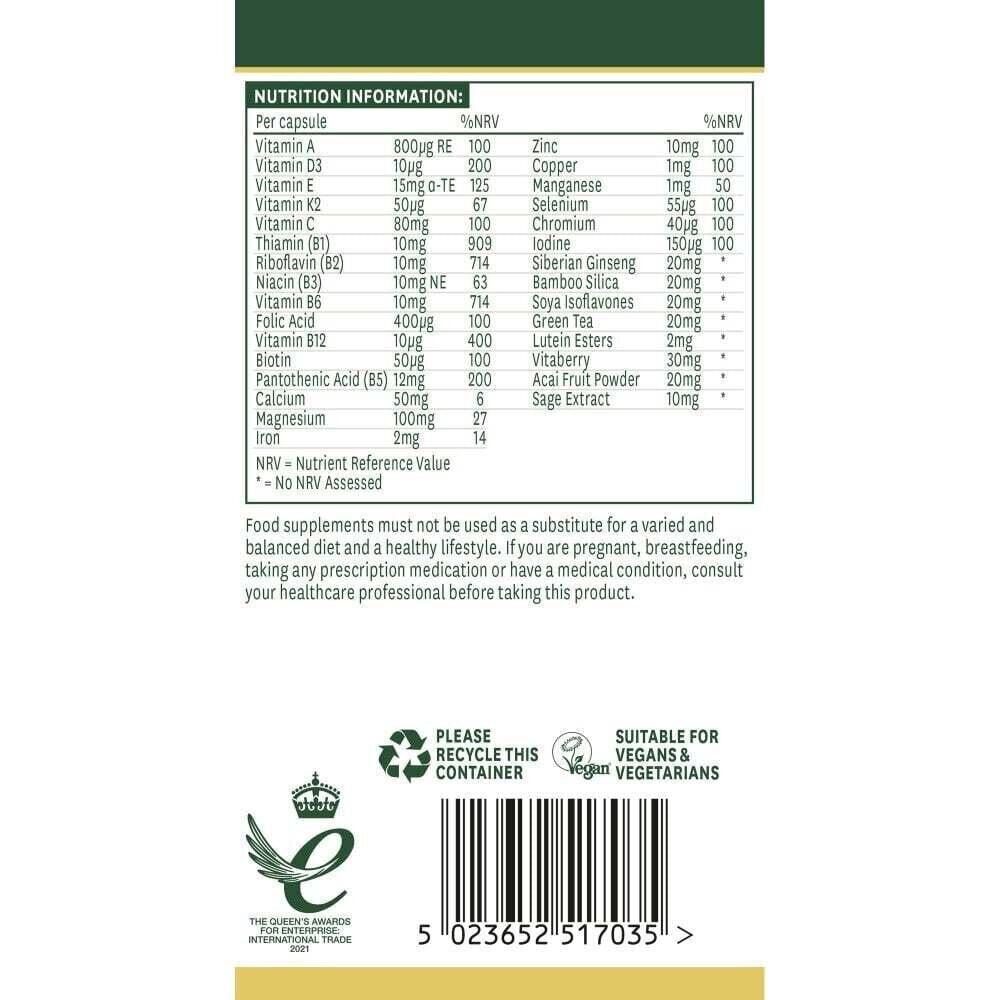 Menopause Complex (Formula za potporu menopauze) 30 kapsula NaturesAid