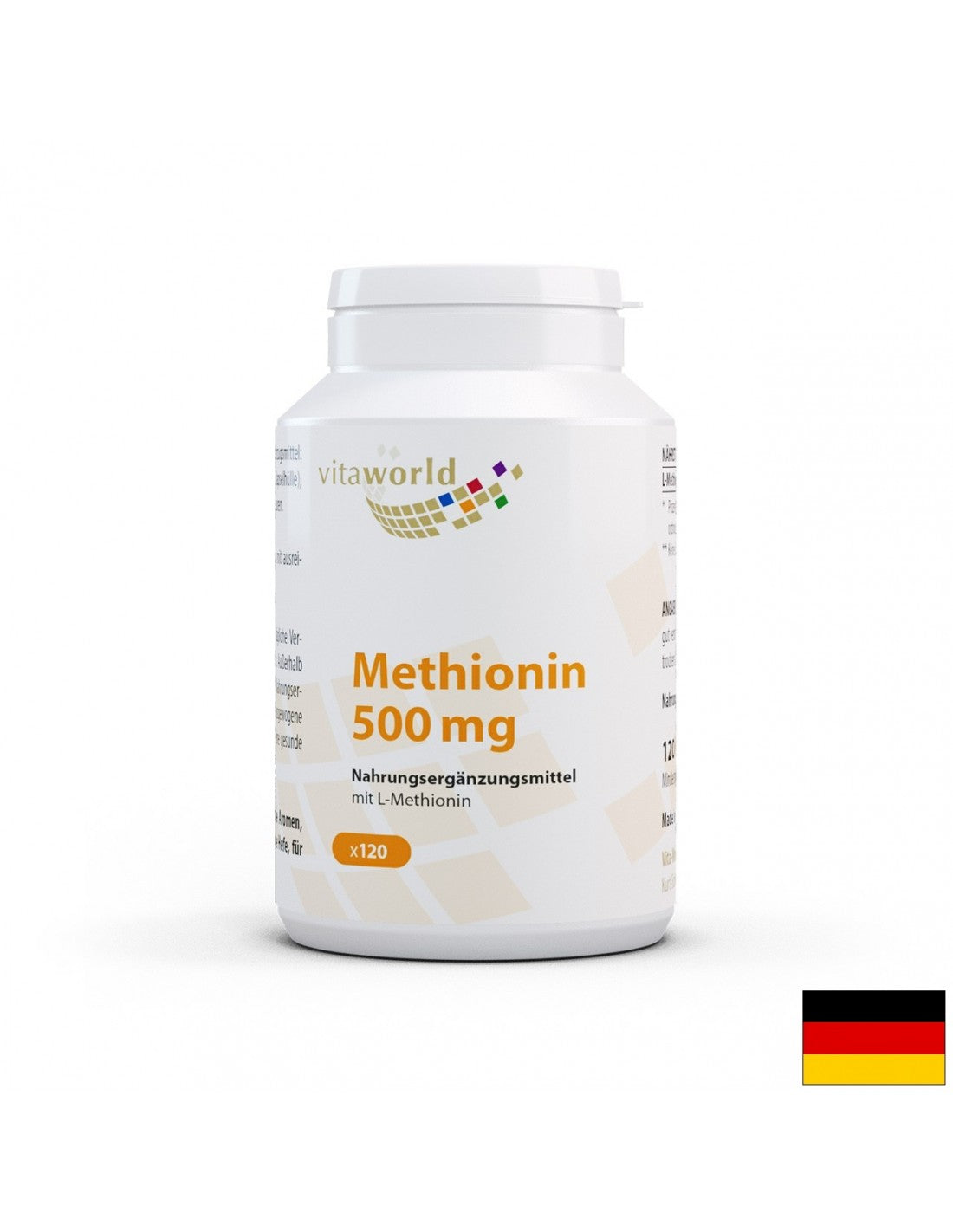 Metionin/Methionin 500 mg, 120 kapsula Vita-World