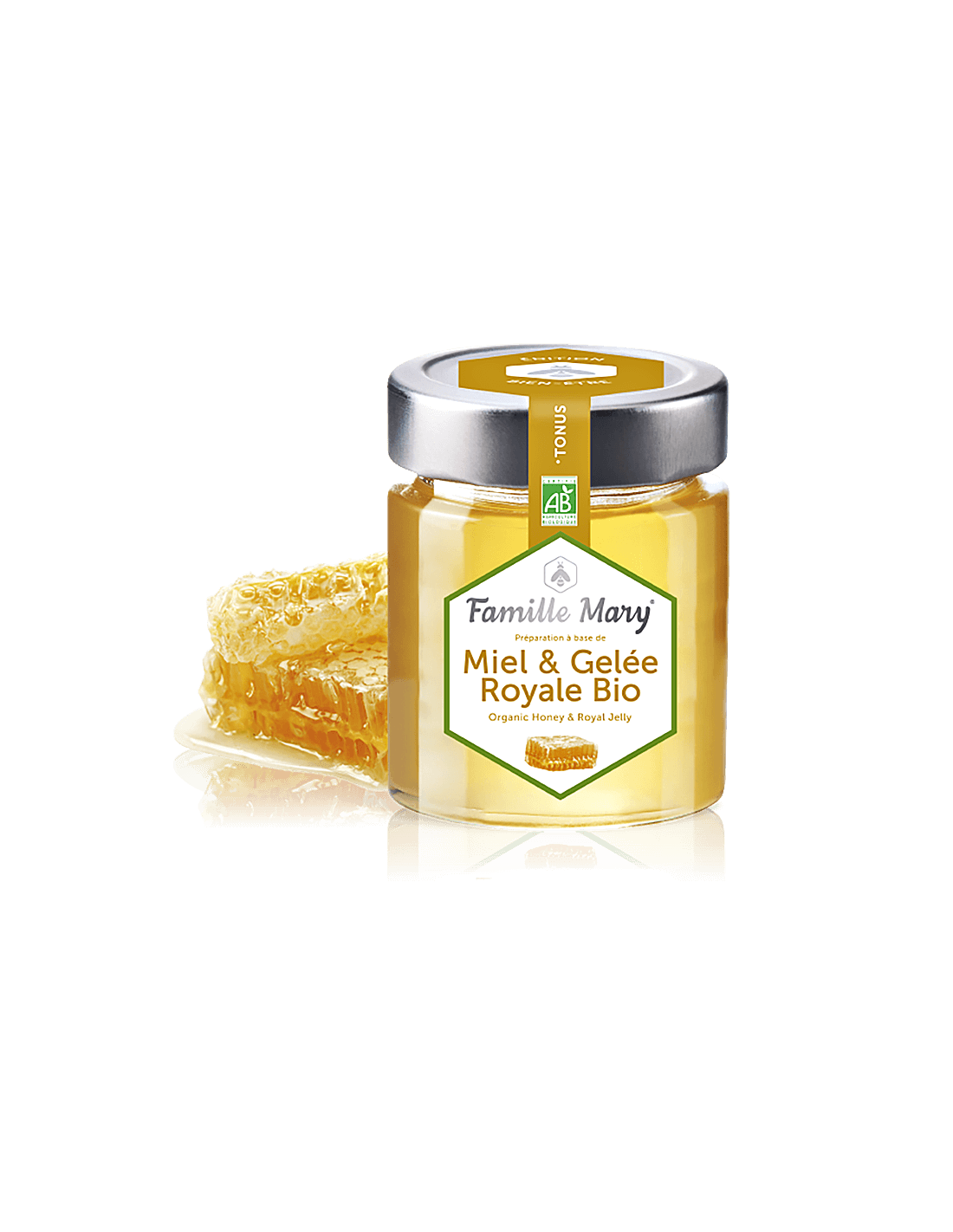 Miel & Gelée Royale Bio/Bio bagremov med + matična mliječ, 170 g Famille Mary