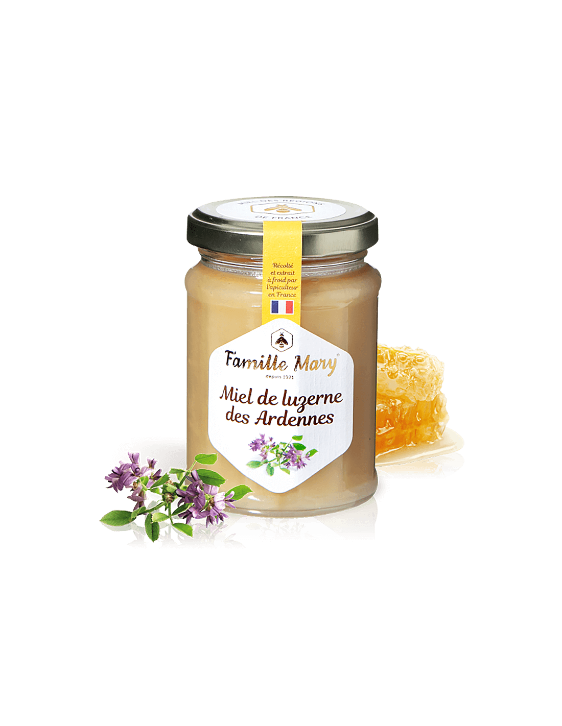 Miel de luƺerne des Ardennes/Lucernski med, 230g Famille Mary