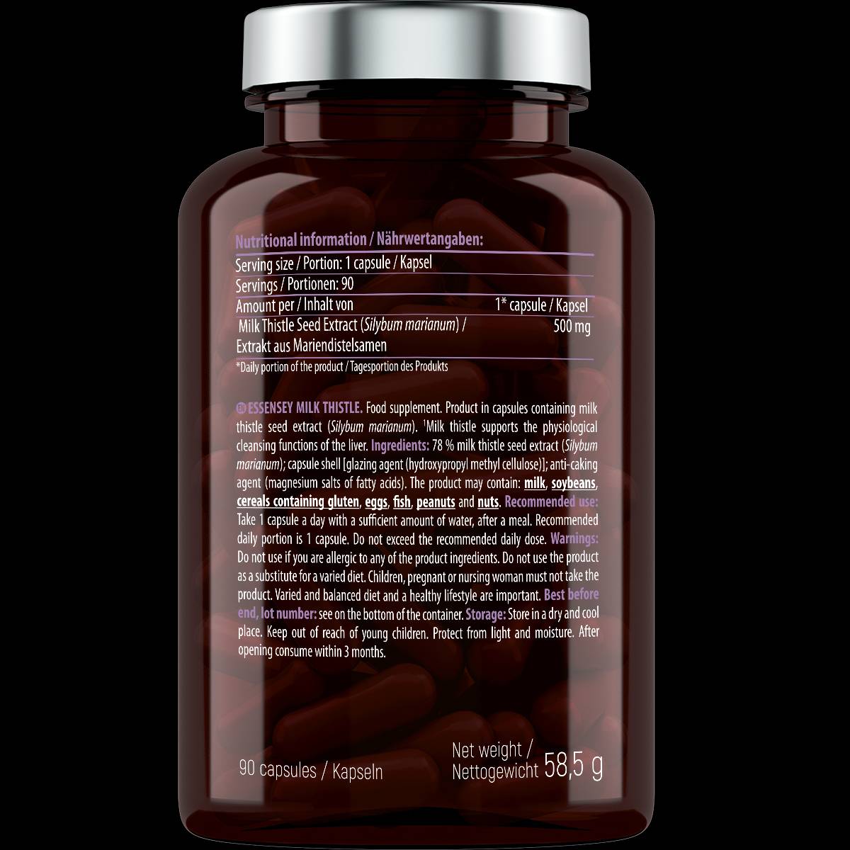Mliječni čičak 500 mg - 90 kapsula