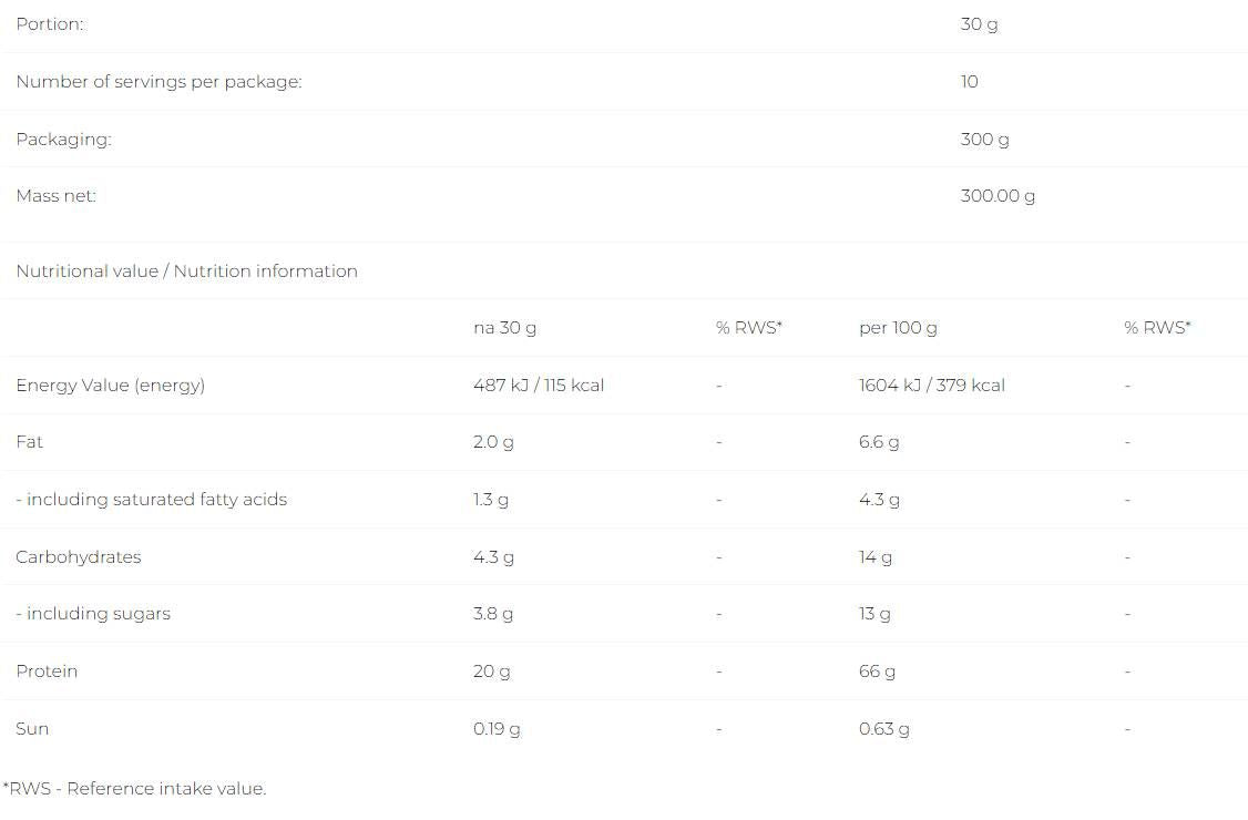 Milky Shake Whey - 300 grama