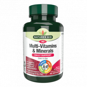 Multivitamini & Minerali (multivitamini & Minerali) 90 mekih kapsula NaturesAid