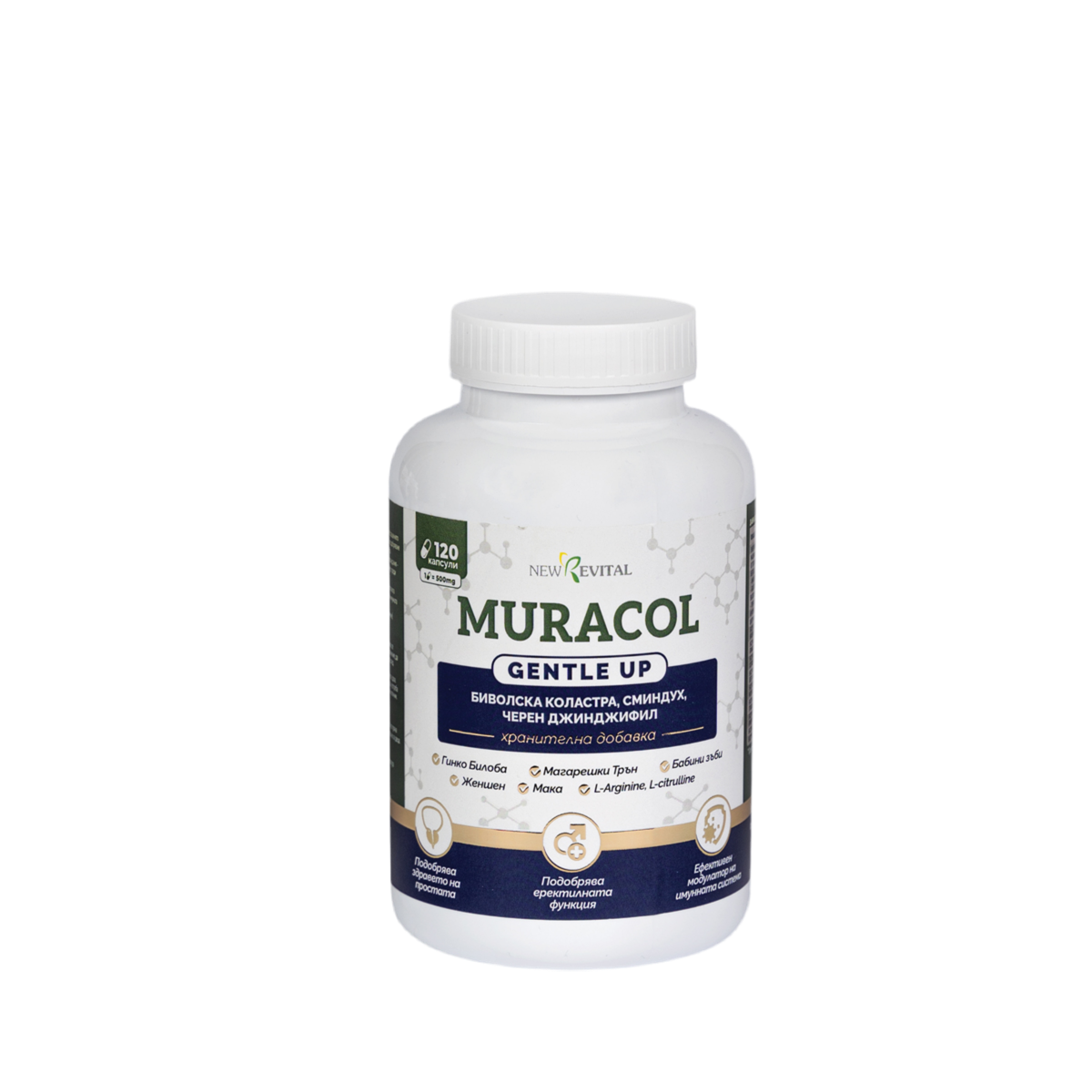 <tc>Muracol</tc> Gentle Up 120 kapsula (Prostata i erektilna funkcija)