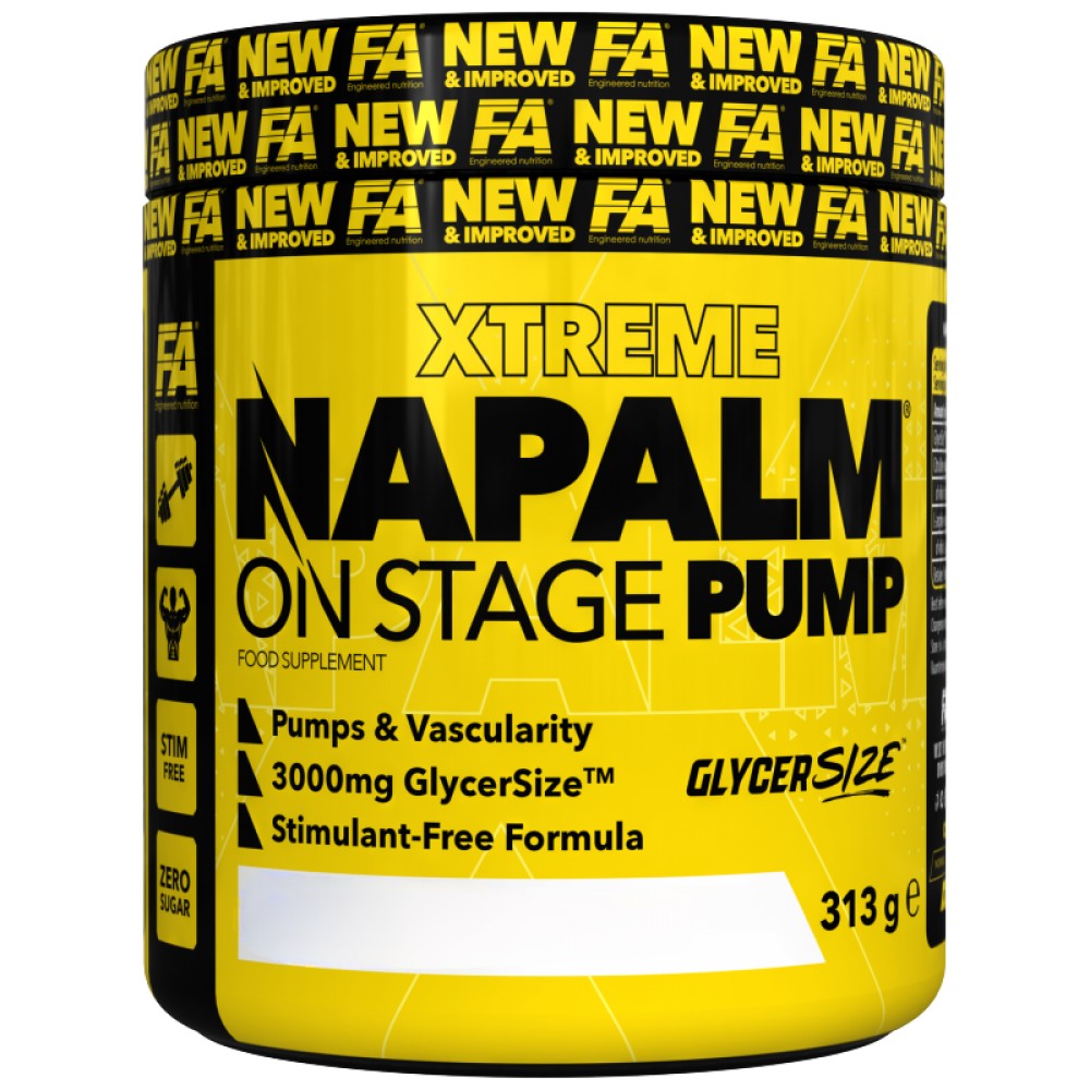 NAPALM On Stage Pump | Formula prije vježbanja bez stimulansa - 313 grama