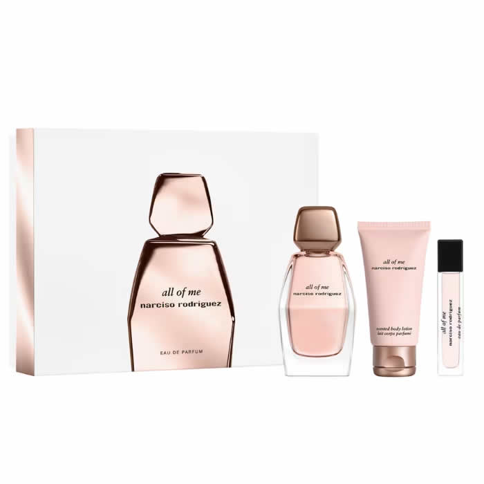 <tc>NARCISO RODRIGUEZ</tc> All Of Me parfemska voda u spreju 90 ml set od 3 komada