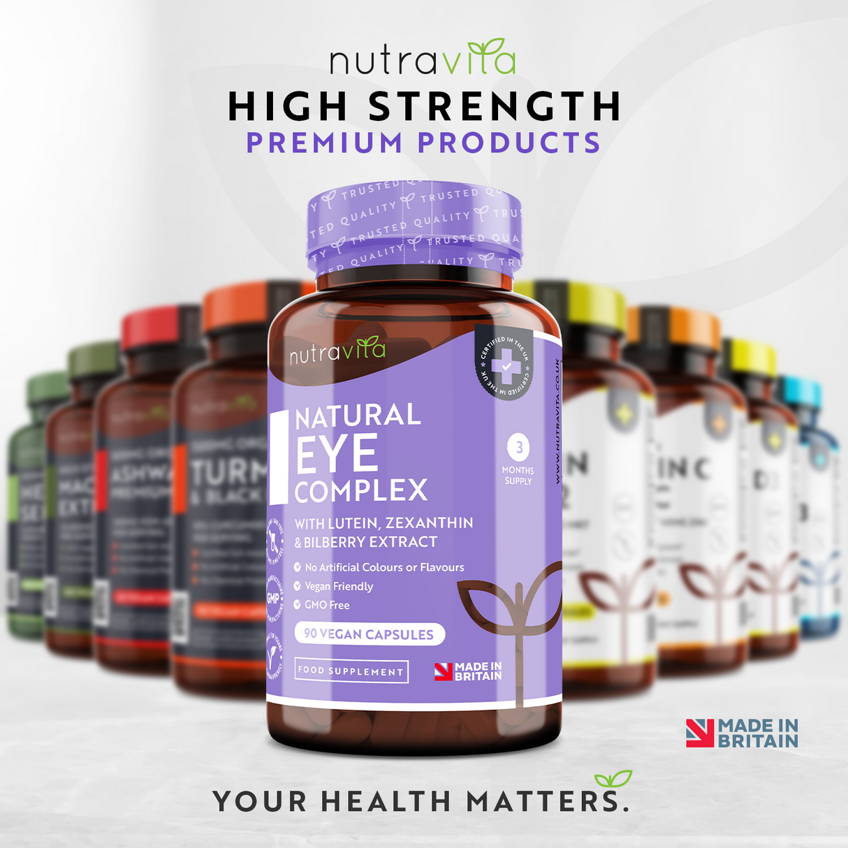 Vitamini za oko /prirodni/ - Natural Eye Complex 90 veganskih kapsula