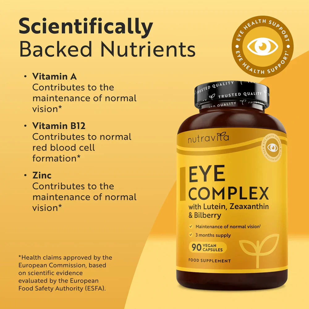 Vitamini za oko /prirodni/ - Natural Eye Complex 90 veganskih kapsula