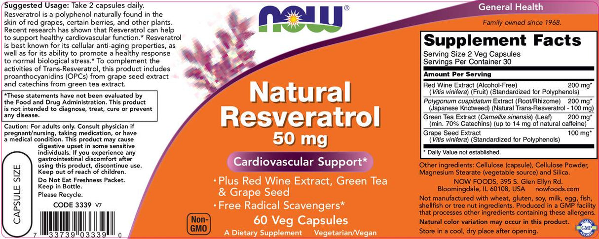 Prirodni Resveratrol 50 mg - 60 kapsula
