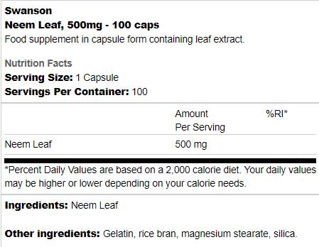 List nima 500 mg 100 kapsula