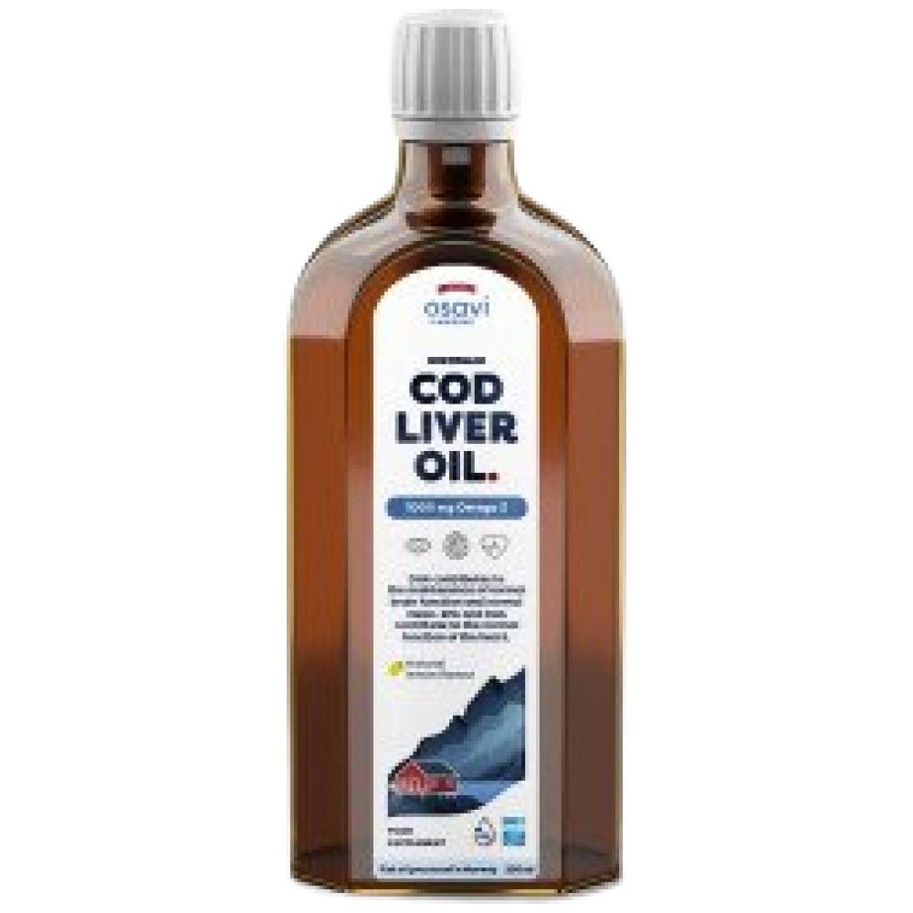 Norveško ulje jetre bakalara | Tekuća Omega različitih okusa - 250 ml