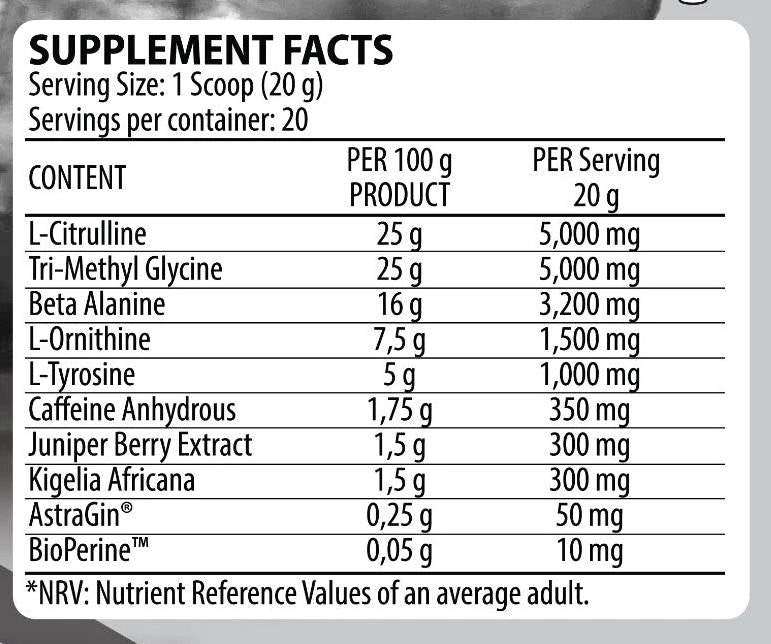 Nox Pump Ultimate | Extreme Pre-Workout 400 grama