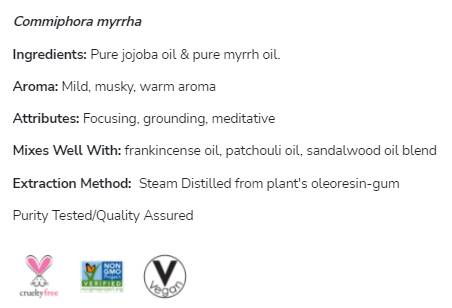 Myrrh mješavina ulja | Commiphora Myrrha - 30 ml
