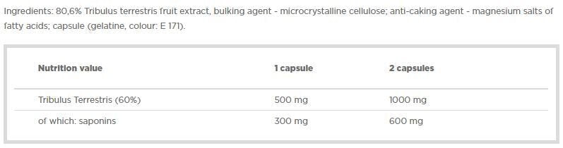 <tc>Olimp</tc> Tribusteron 60 - 500 mg. 120 kapsula.