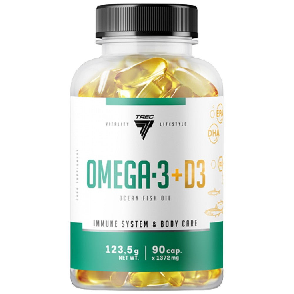 Omega-3 + D3 90 gel kapsula