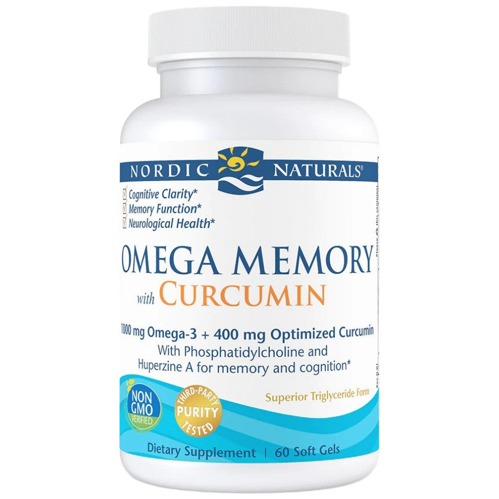 Omega Memory s kurkuminom - 60 gel kapsula