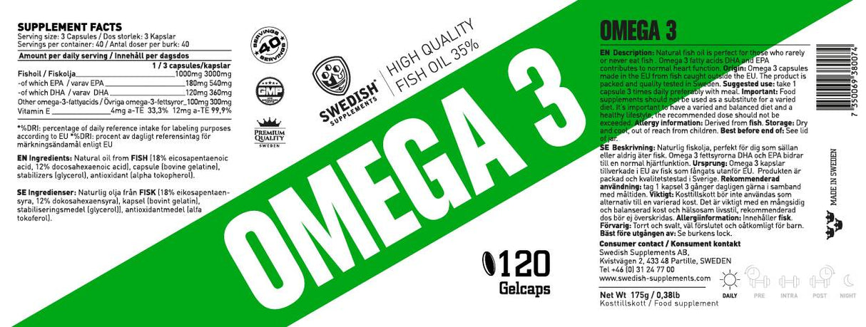 Budite pametni - Omega 3 - 120 gel kapsula