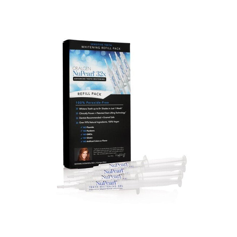 <tc>Oralgen</tc> NuPearl 32x napredni sustav za izbjeljivanje zubi, pakiranje od 3 šprice za ponovno punjenje - Sustav za izbjeljivanje zubi