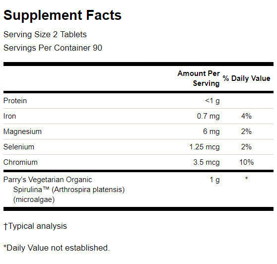 Organska spirulina 500 mg - 180 tableta