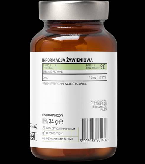 Organski cink pikolinat 15 mg 90 tableta