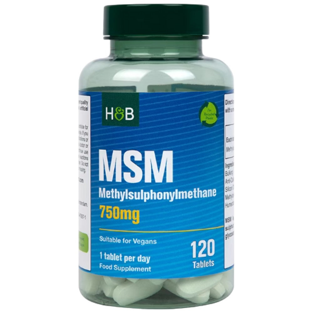 MSM / metilsulfonilmetan 750 mg - 120 tableta