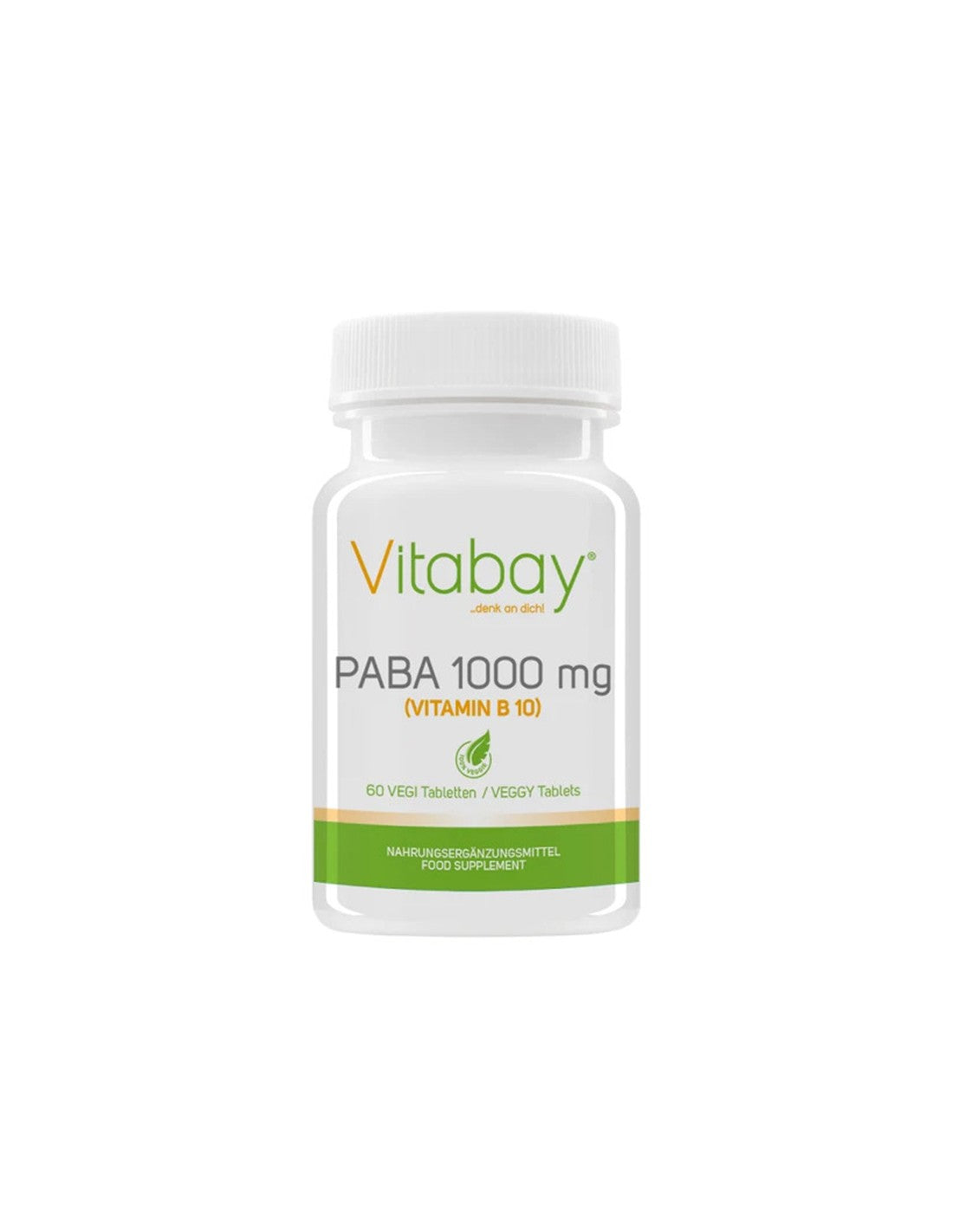 PABA (Vitamin B10) - Paraaminobenzojeva kiselina, 1000 mg x 60 tableta