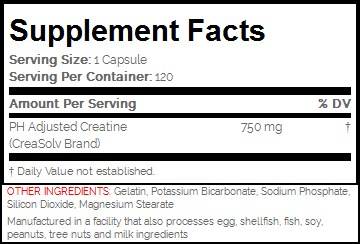 PH modificirani kreatin - 120 kapsula