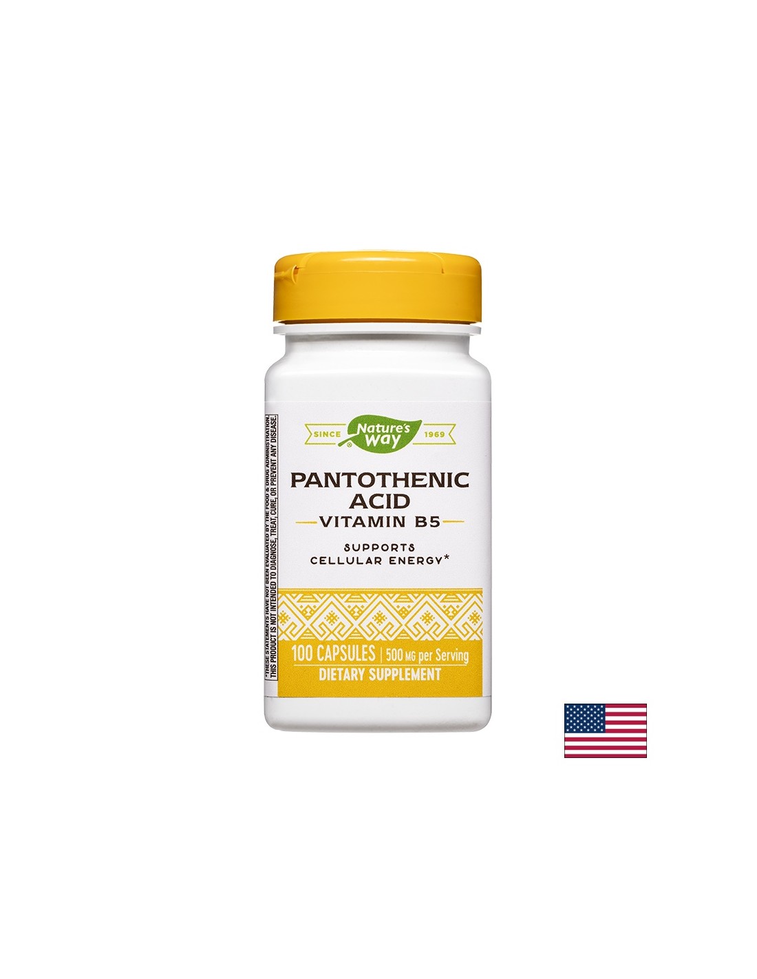 Pantotenska kiselina (vitamin B5), 100 kapsula Nature's Way