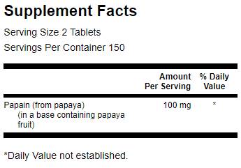 Papaya Supreme 50 mg - 300 tableta