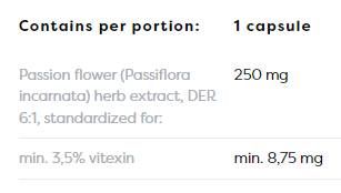 Passiflora 250 mg - 60 kapsula