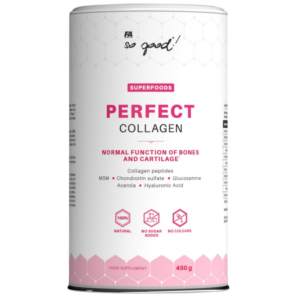 Perfect Collagen/sa glukozaminom, kondroitinom, MSM-om, hijaluronom - 450 grama