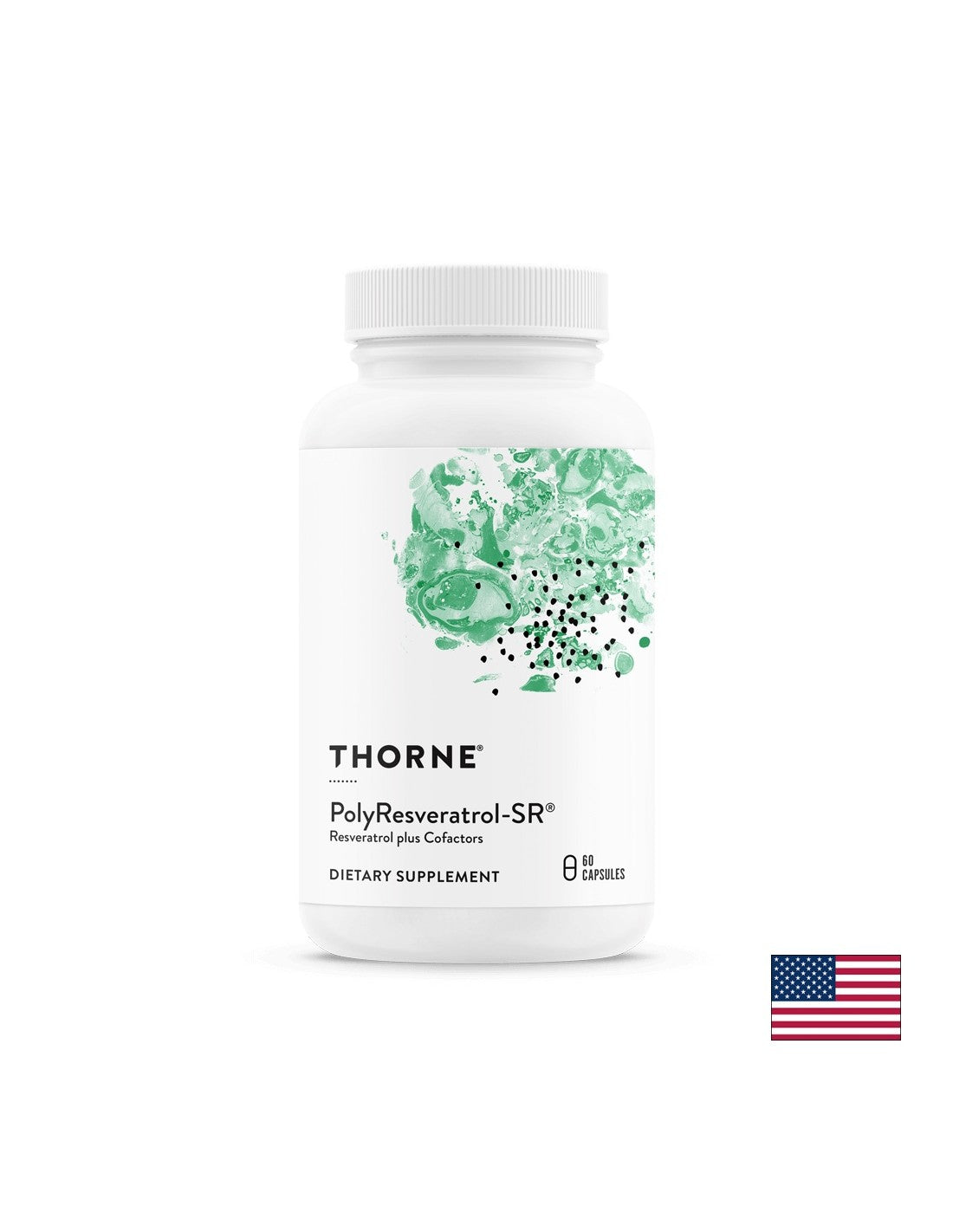 Antioksidans - poliresveratrol - SR® resveratrol + kofaktori, 60 <tc>Thorne</tc> E<tc>XTEND</tc>Kapsule s oslobađanjem