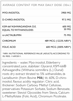 Policinozitol Balance 4000 mg – Hormonski & Potpora plodnosti 500 ml