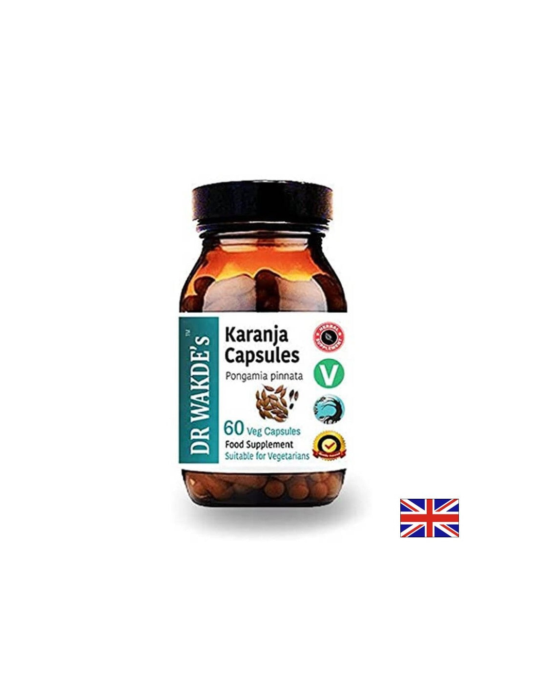 Karanja (Pongamia pinnata) - za kožne probleme, ekceme, čireve i akne, 60 kapsula