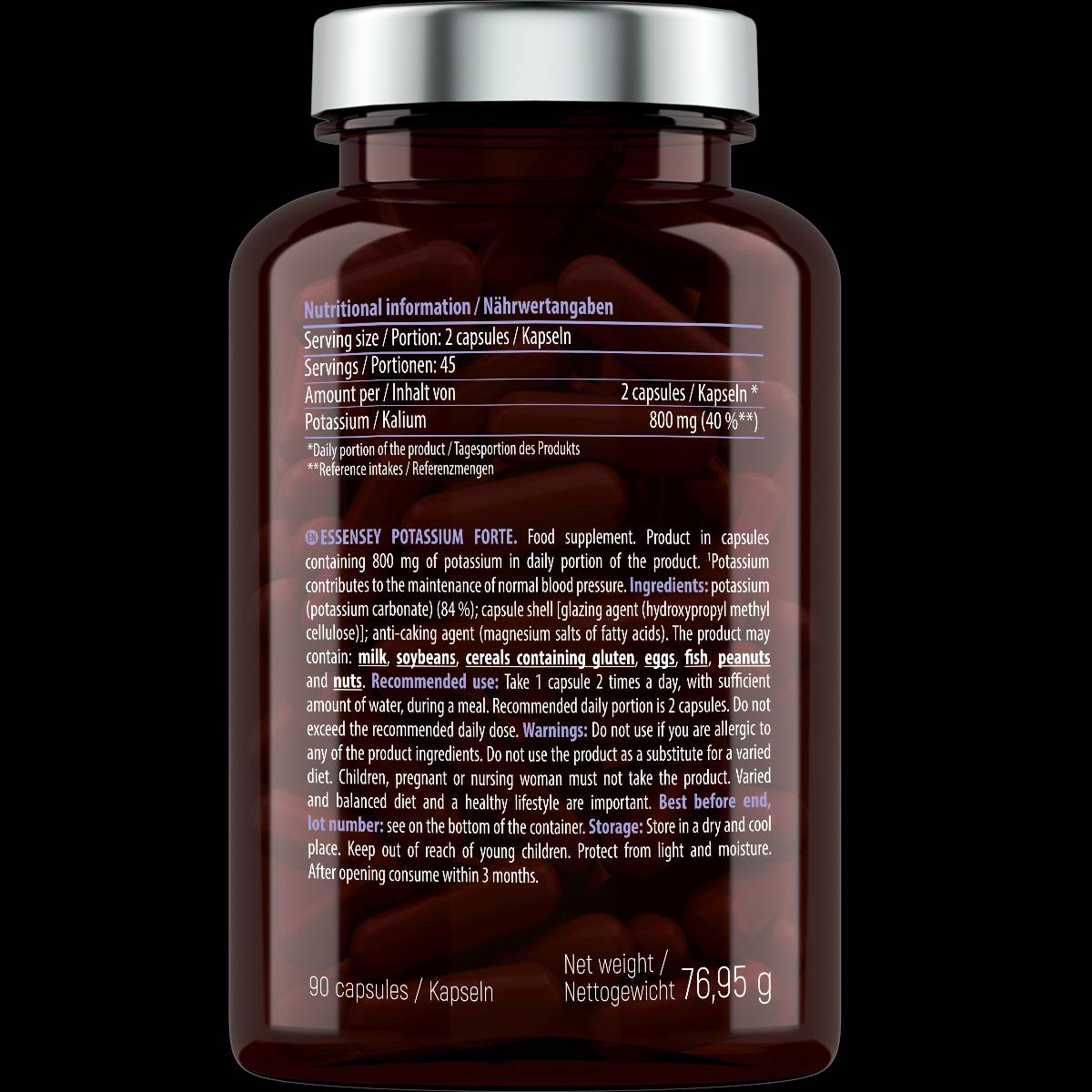 Potassium Forte 400 mg - 90 kapsula