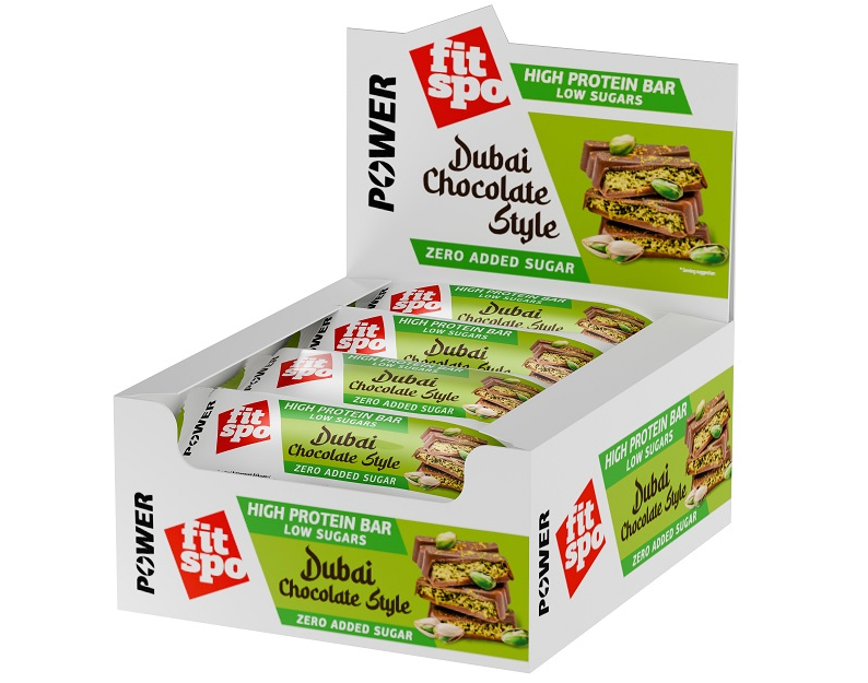 Power Bar Dubai Chocolate – 12 x 50 grama