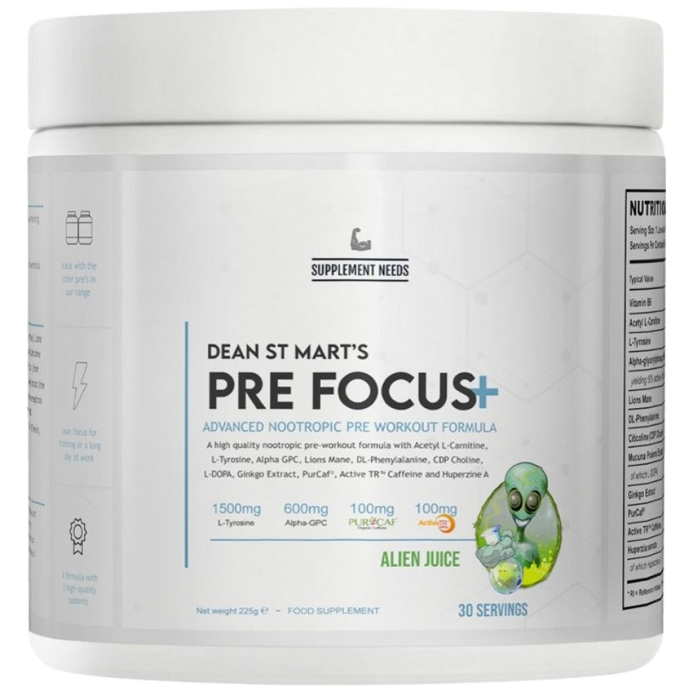 Pre Focus+ | sa stimulansima & Nootropici - 225 grama