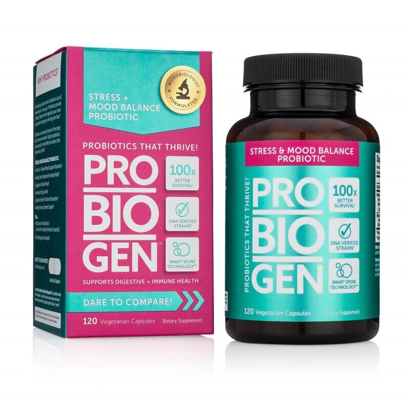 <tc>Probiogen</tc> Stres & Probiotik za ravnotežu raspoloženja - Probiotik 120 kapsula
