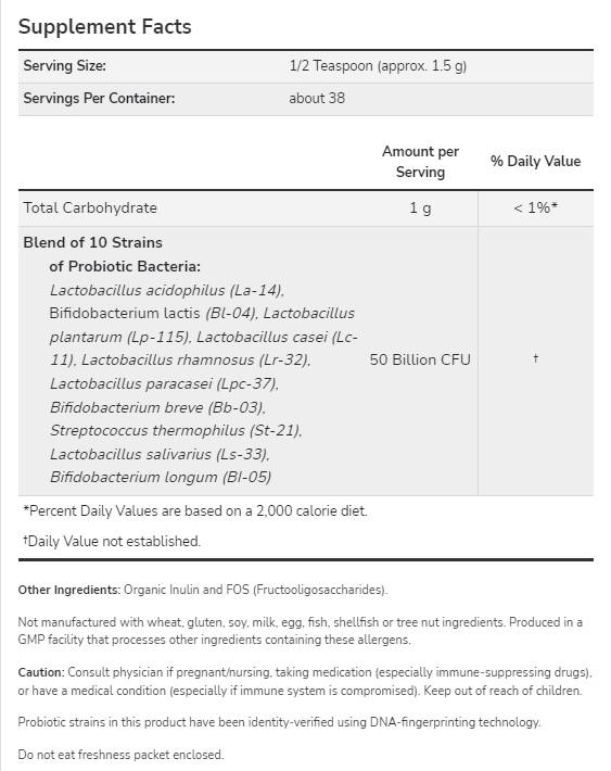Probiotic-10™ 50 milijardi praha - 57 grama