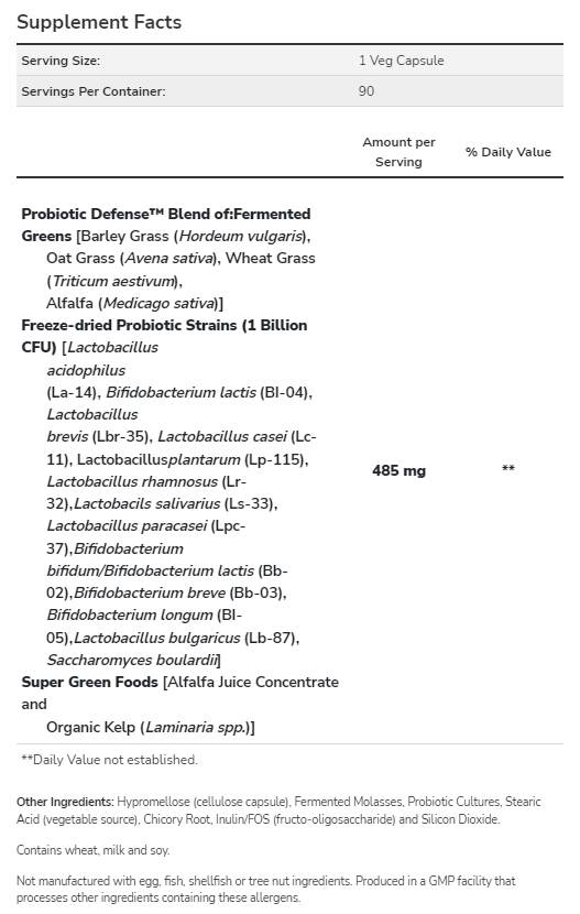 Probiotic Defense™ - 90 kapsula