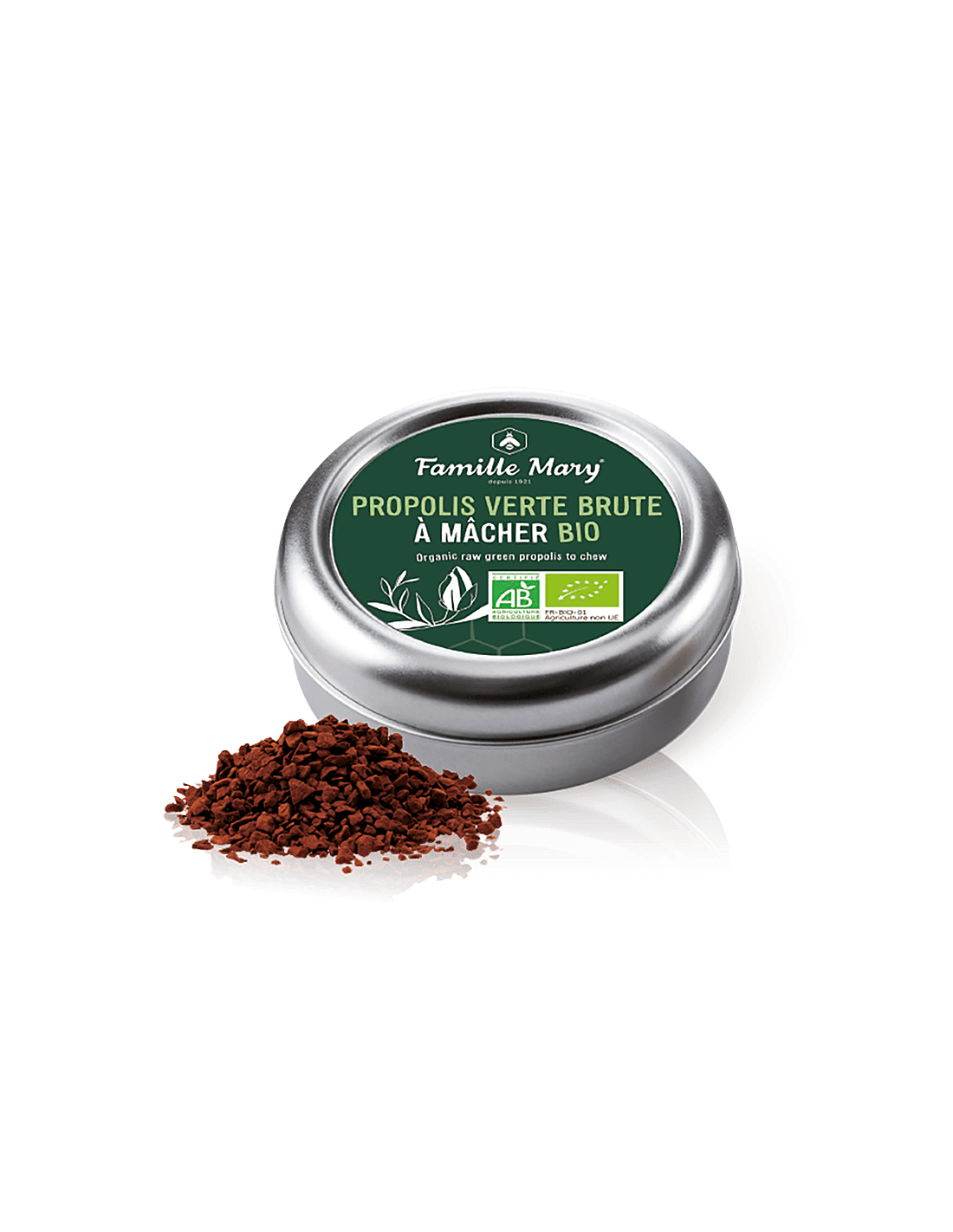 Organski sirovi zeleni propolis za žvakanje - Propolis Verte Brute À Màcher Bio, 10 g