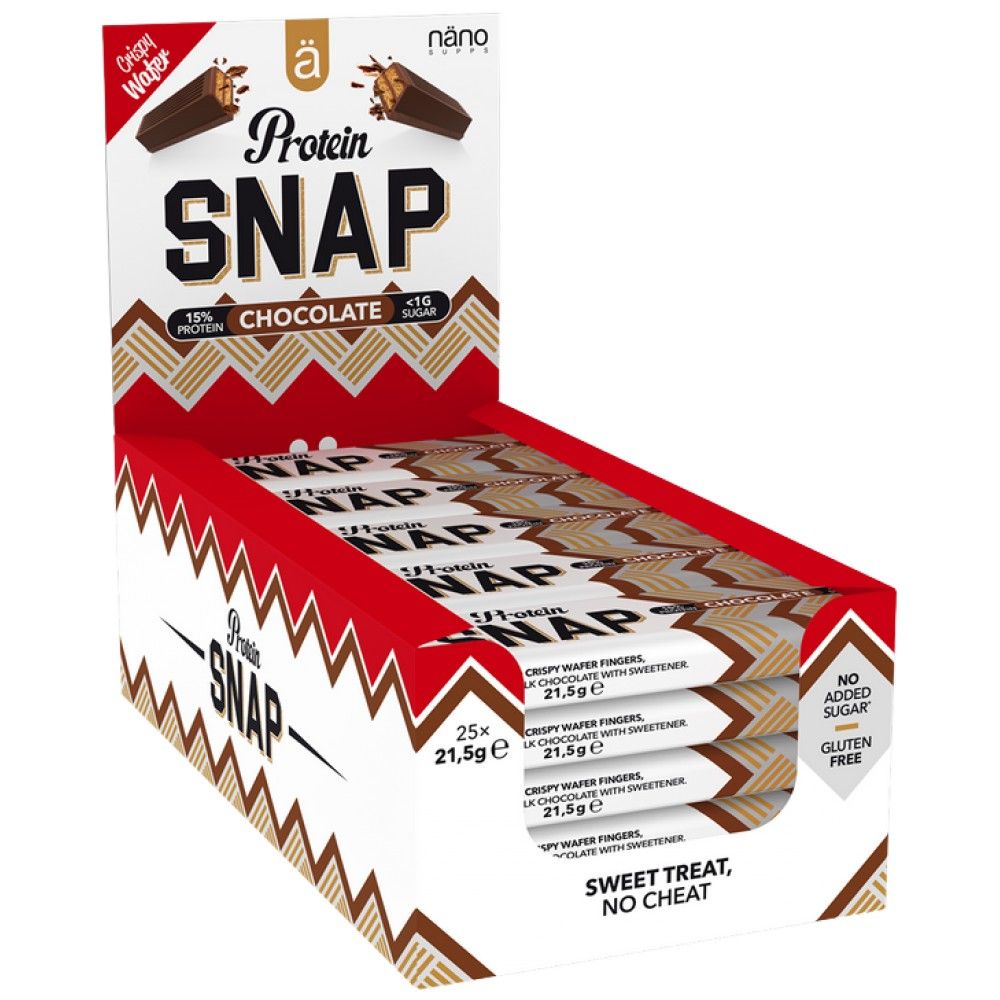 Protein Snap | Hrskava pločica s niskim sadržajem šećera - 25 x 21,5 grama