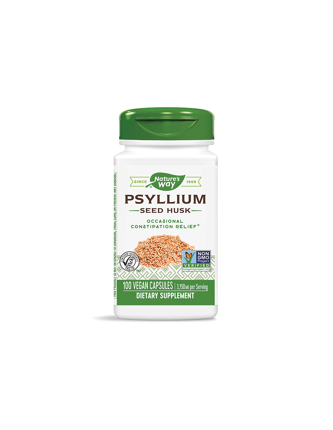 Psyllium Seed Husk 525 mg x 100 kapsula Nature's Way