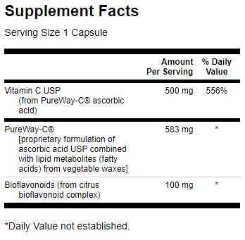 PureWay-C 500 mg s bioflavonoidima 90 kapsula